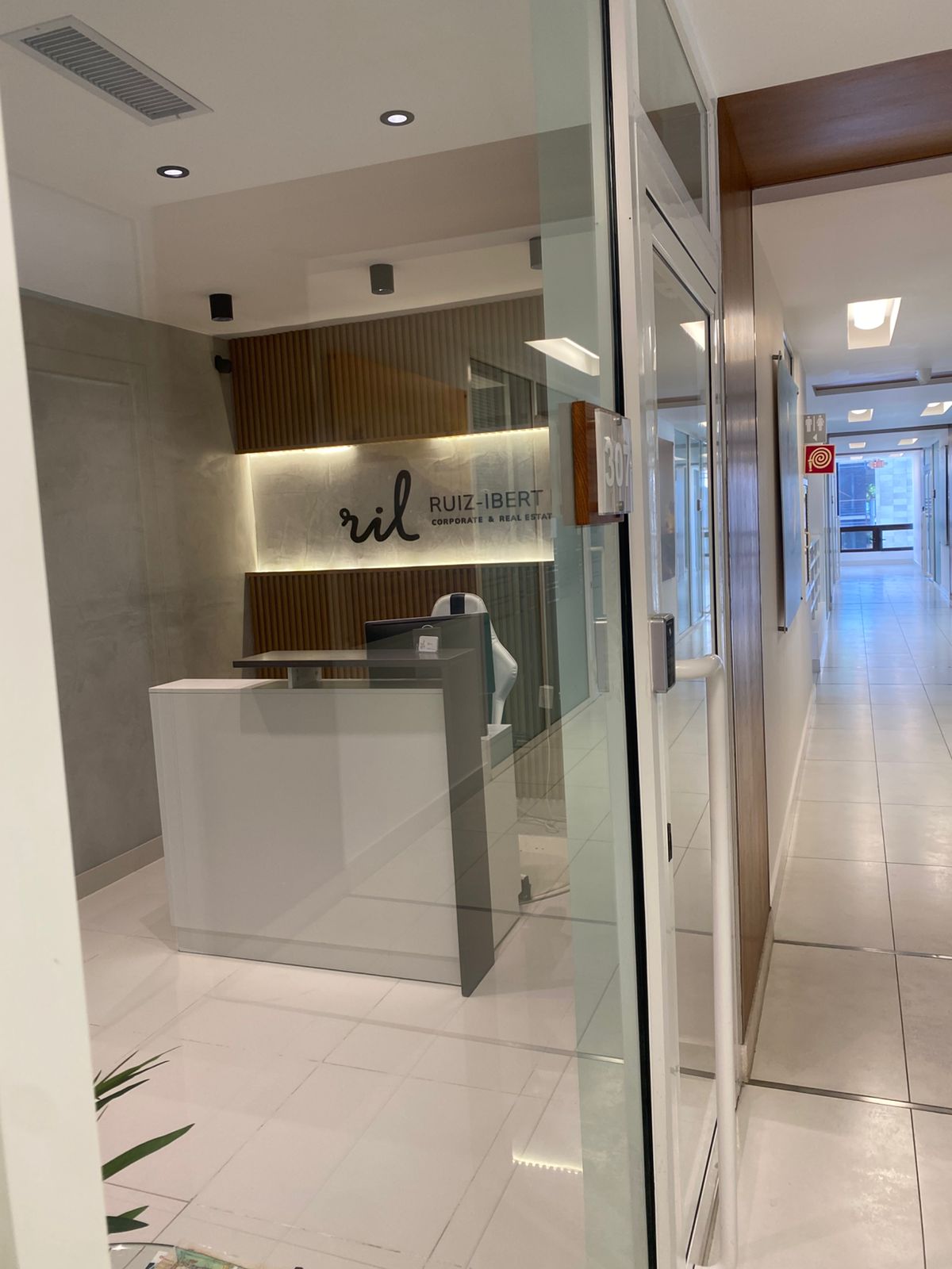 Recepción de las oficinas de Ruiz-Ibert Legal en Punta Cana